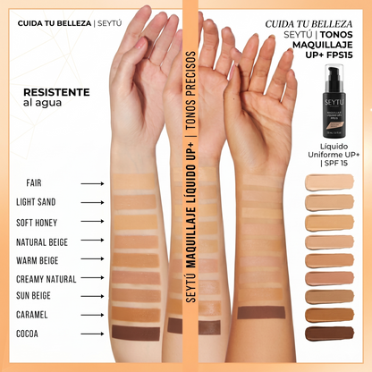 Maquillaje Líquido UP+ FPS15